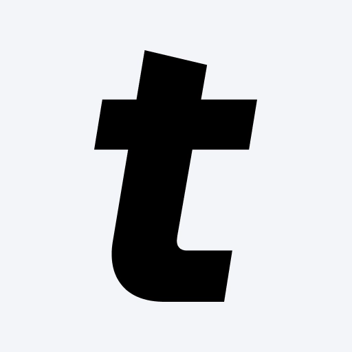 Tradeel brand icon – minimalist letter t logo